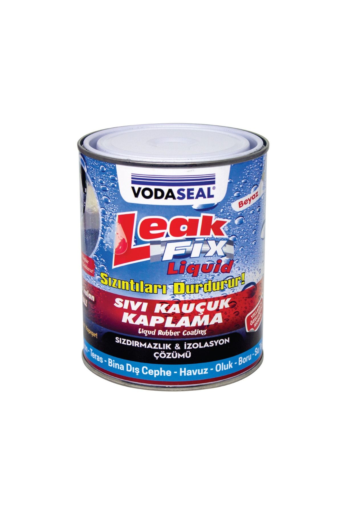 VODASEAL LEAK FIX SIVI KAUÇUK KAPLAMA - 800 GR - BEYAZ